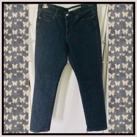 DKNY jeans indigo stretch sz 6 straight - Picture 2 of 5